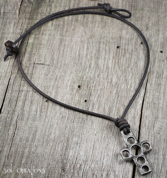 Mens Celtic Cross Necklace - D&O Celtic Jewelry